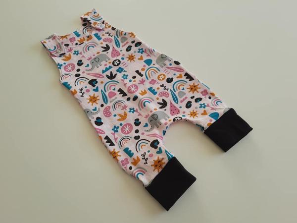 Strampler Elefanten Rosa 4